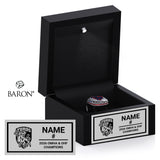 Clarington U15 AA Hockey 2026 Championship Black LED Ring Box