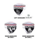 Clarington U15 AA Hockey 2026 Championship Ring - Design 2.3 *BALANCE*