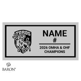 Clarington U15 AA Hockey 2026 Championship Black LED Ring Box