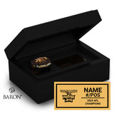 Cold Lake Fighter Jets AFL 2023 Championship Black Standard Window Ring Box