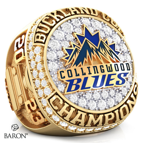 Collingwood Blues OJHL 2023 Championship Ring - Design 2.10