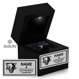 Cumberland Panthers U14 Football 2024 Championship Black LED Ring Box