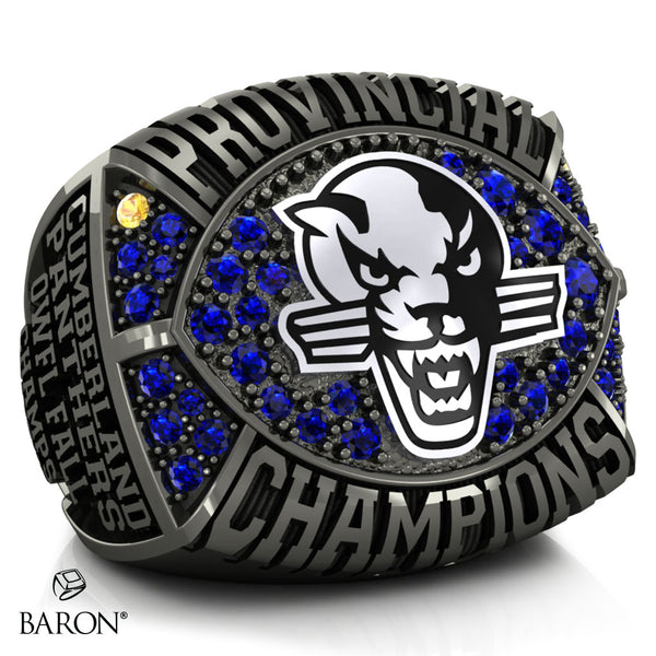 Cumberland Panthers U19 Womens 2023 Championship Ring - Design 4.5