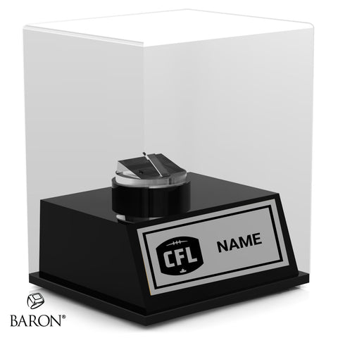 CFL Officials Championship Black LED Ring Box