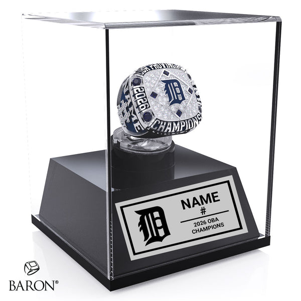 Dresden Minor Baseball 2026 Championship Display Case
