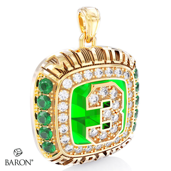 Experior Financial 3 Million Earner Ring Top Pendant - Design 1.6