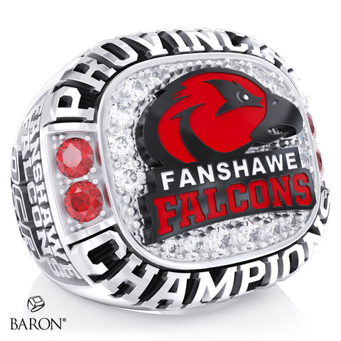 Fanshawe Falcons Men's Hockey 2026 Championship Ring - Design 4.2