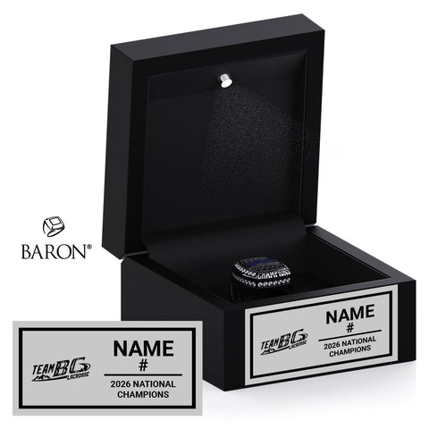 First Nations Trophy and Alumni Cup 2026 Championship Black LED Ring Box