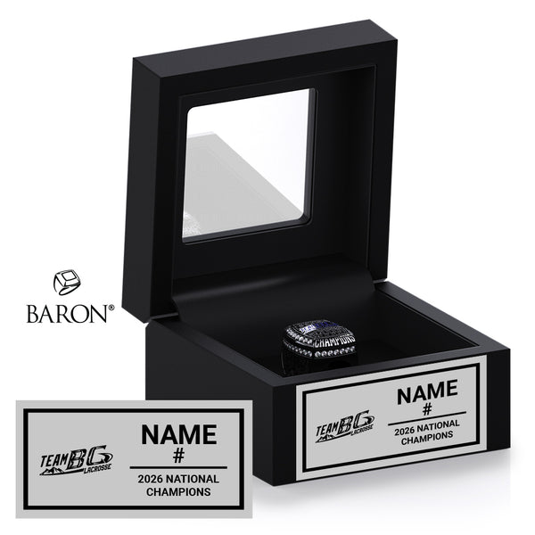 First Nations Trophy and Alumni Cup 2026 Championship Black Window Ring Box