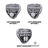 First Nations Trophy and Alumni Cup 2026 Championship Ring - Design 1.3
