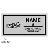 First Nations Trophy and Alumni Cup 2026 Championship Black Window Ring Box