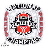 Football Ontario U18 Women's Tackle 2026 Championship Ring - Design 3.3
