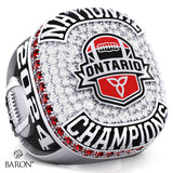 Football Ontario U18 Mens 2024 Championship Ring - Design 4.3