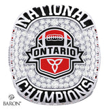 Football Ontario U18 Mens 2024 Championship Ring - Design 4.3