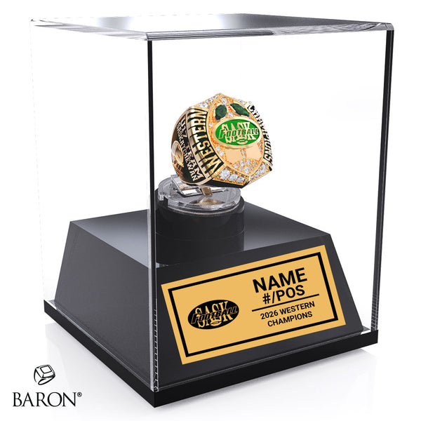 Football SASK 2026 U17 Western Challenge Championship Display Case