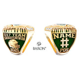 Football SASK 2026 U17 Western Challenge Championship Ring - Design 1.2