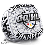 GOJHL Hockey 2023 Championship Ring - Design 1.2