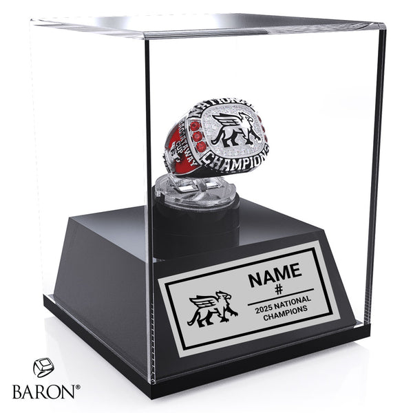 Guelph Gryphons Lacrosse 2025 Championship Display Case