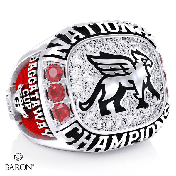 Guelph Gryphons Lacrosse 2025 Championship Ring - Design 2.4
