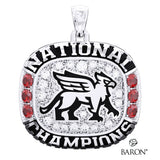 Guelph Gryphons Lacrosse 2025 Championship Ring Top Pendant - Design 2.5