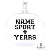 Guelph Gryphons Varsity Ring Top Pendant - Design 2.9
