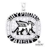 Guelph Gryphons Varsity Ring Top Pendant - Design 2.9
