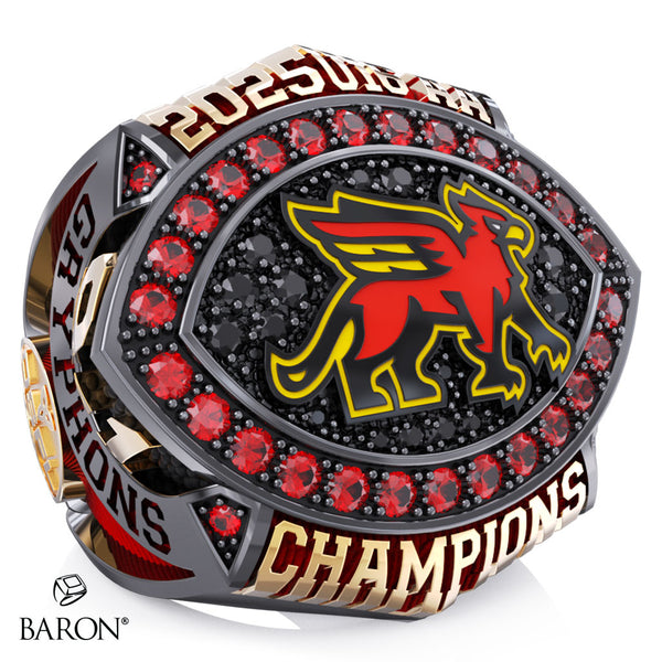 Guelph Jr. Gryphons Football 2025 Championship Ring - Design 1.8