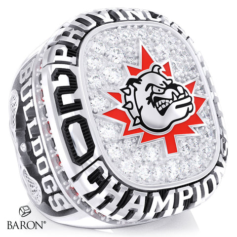 Halton Hills Bulldogs U15 Lacrosse 2026 Championship Ring - Design 1.2