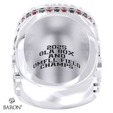 Halton Hills Bulldogs U17 Lacrosse 2025 Championship Ring - Design 3.2