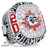 Halton Hills Bulldogs U17 Lacrosse 2025 Championship Ring - Design 3.2