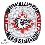 Halton Hills Bulldogs U17 Lacrosse 2025 Championship Ring - Design 3.2