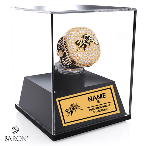 Hamilton Jr. Tiger-Cats OSFL Football 2026 Championship Display Case