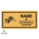 Hamilton Jr. Tiger-Cats OSFL Football 2026 Championship Black Standard Window Ring Box