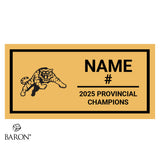 Hamilton Jr. Tiger-Cat Football 2025 Championship Black LED Ring Box