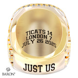 Hamilton Jr. Tiger-Cat Football 2025 Championship Ring - Design 3.3