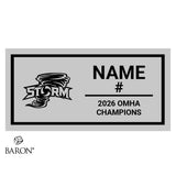 Highland Storm U15 Hockey 2026 Championship Display Case