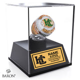 Holy Cross Football 2025 Championship Display Case