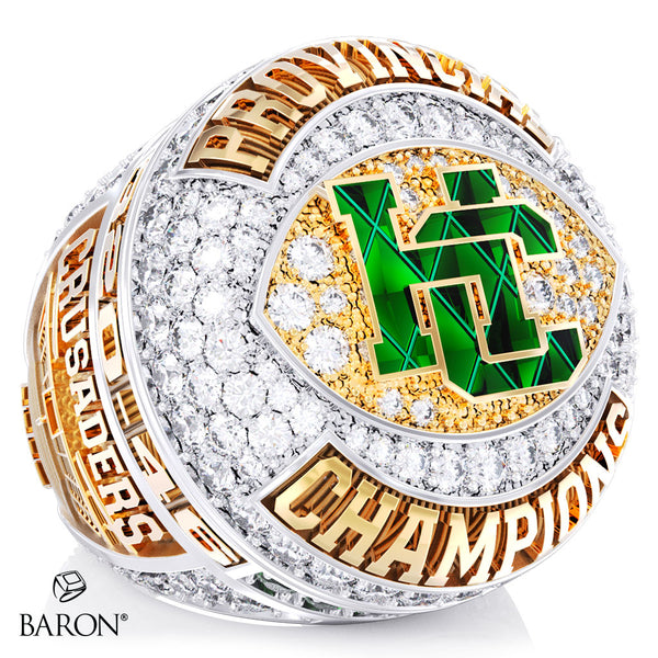 Holy Cross Football 2025 Championship Ring - Design 3.5