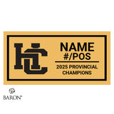 Holy Cross Football 2025 Championship Display Case