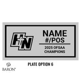 Holy Names High School Football 2025 Championship Display Case