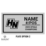Holy Names High School Football 2025 Championship Display Case