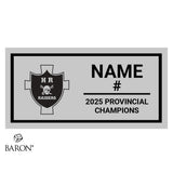 Holy Rosary High School Raiders Football 2025 Championship Black Window Ring Box