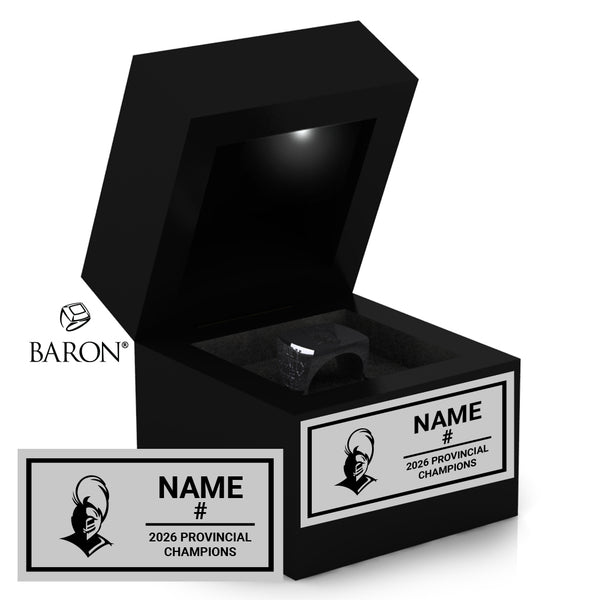 Holy Trinity Academy Rugby 2026 Championship Black LED Ring Box