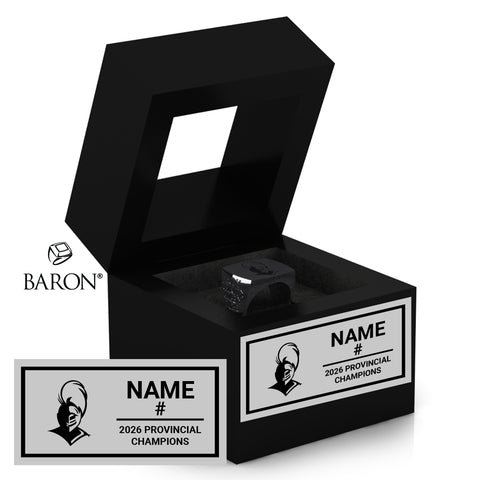 Holy Trinity Academy Rugby 2026 Championship Black Window Ring Box