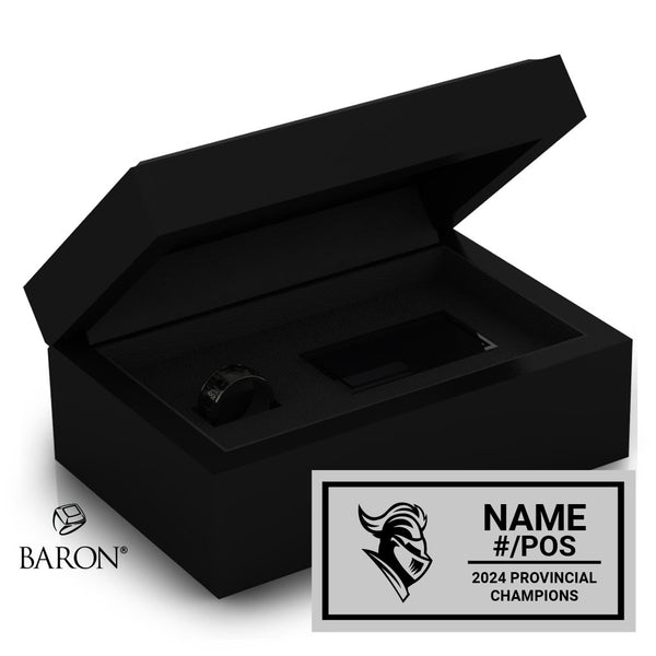 Holy Trinity Academy Rugby 2024 Championship Black Standard Window Ring Box