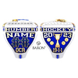 Humber College Hockey 2023 Championship Ring - Design 1.7