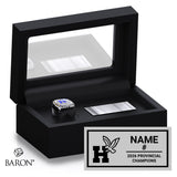 Humber Hawks Rugby 2026 Championship Black Standard Window Ring Box