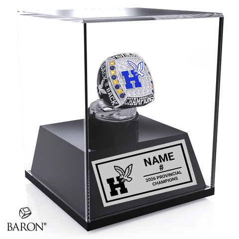 Humber Hawks Rugby 2026 Championship Display Case
