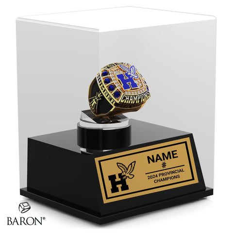 Humber Hawks Rugby 2024 Championship Display Case