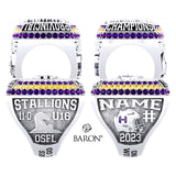 Huronia Stallions U16 OSFL 2023 Championship Ring - Design 4.6